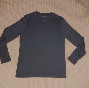 UNBOUND MERINO long sleeve t shirt grey men's medium